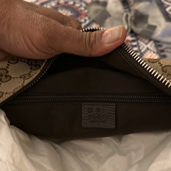 Gucci Large Monogram Boston Duffle Bag Dark Brown this bag is brand new. - Picture 3 of 4